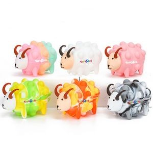 Silicone Sheep Shape Stress Reliever