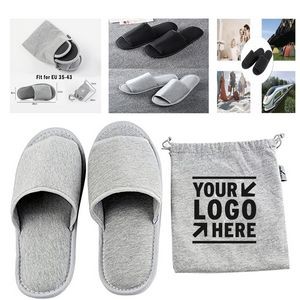 Portable Slippers with Storage Bag