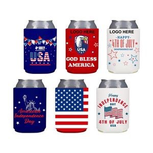 July 4th Beer Can Coolers