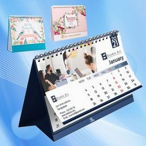 Reversible Paper-Printed Tabletop Flip Calendar