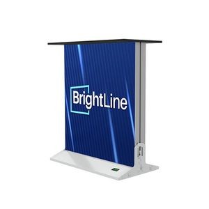 BrightLine® Backlit Counter w/Double Sided Graphic & Hardware Kit (33"x36")