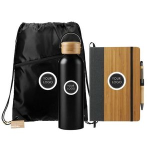 New Hire Eco Friendly Bag, Journal & Bottle Set