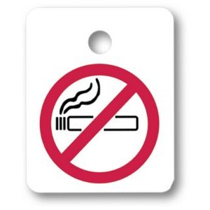 No Smoking Reminder Key tags (100 per pack)