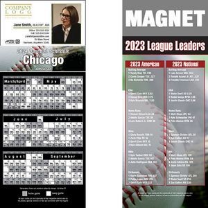 Chicago (American) Pro Baseball Schedule Magnet (3 1/2"x8 1/2")