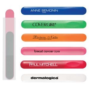 Nail File w/Plastic Sleeve (Spot Color)