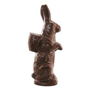 XL 3D Chocolate Bunny w/Basket