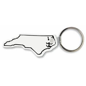 North Carolina State Shape Key Tag (Spot Color)