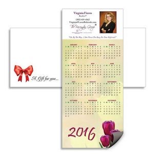Magnetic Calendar with Envelope - Tulips
