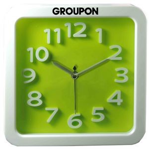 Large Retro Look Analog Alarm Clock (Lime Green)