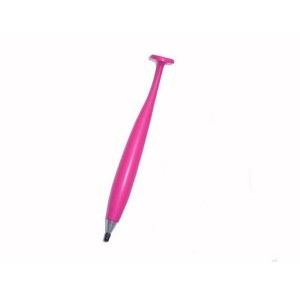 Silicone Wiggle Magnetic Pen Pink Fridge Magnet Ballpoint