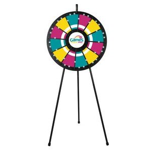 12 Slot Floor Stand Prize Wheel Game w/Lights