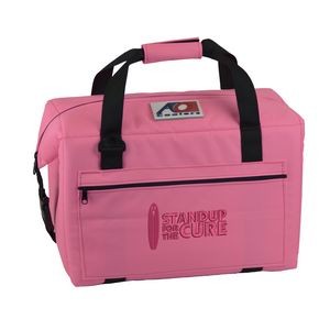 24 Pack Pink Canvas Cooler
