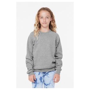 BELLA+CANVAS Youth Sponge Fleece Raglan Sweatshirt