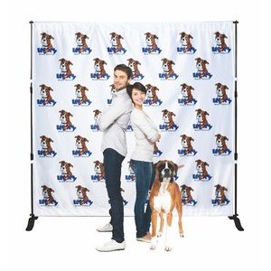Backdrop Step & Repeat Banner Stand w/8.5' x 8' Banner