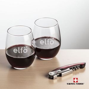 Swiss Force® Opener & 2 Stanford Wine - Red