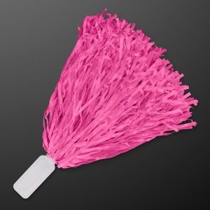 Economy Pink Pom Poms (Non-Light Up) - BLANK