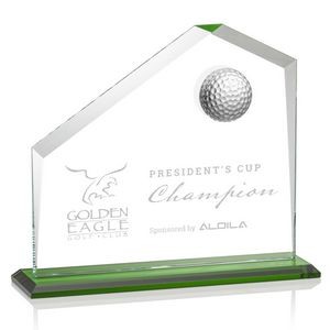 Andover Golf Award - Starfire/Green 9"x10"