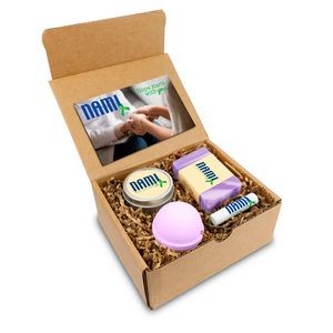 Wellness Gift Set - Soap, Candle Tin, Bath Bomb, and Lip Balm