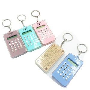 Pocket Maze Calculator Key Chain