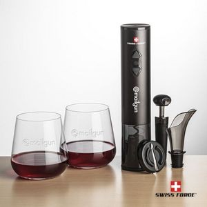 Swiss Force® Opener & 2 Howden Stemless Wine