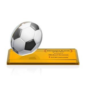 VividPrint™ Award - Northam Soccer/Amber 3"x7"