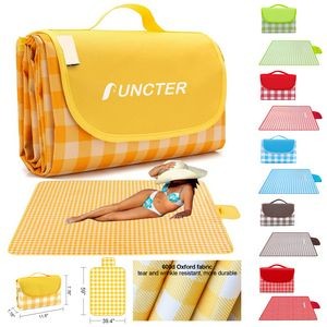 59x39 inch Outdoor Picnic Blanket Foldable Waterproof Sand Mat Beach mat for Travel Camping Hiking