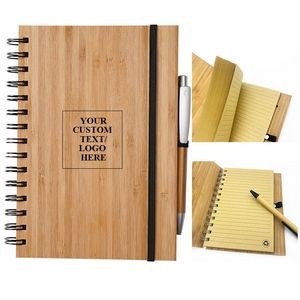 Bamboo Notebook with Recycled Paper