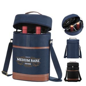 Classic Insulated Double Wine Cooler Bag