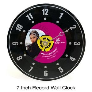 Recycled Vintage Vinyl Record 45RPM Wall Clock
