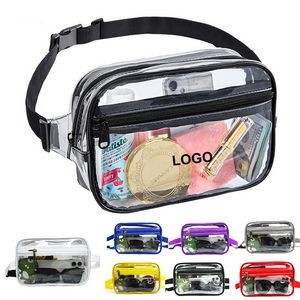 Clear Stadium Fanny Pack With Adjustable Strap