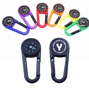 Keychain Compass With Buckle For Outdoor