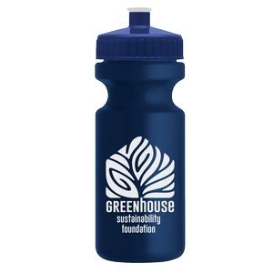 The Eco-Cyclist - 22 oz. Circular Bike Bottles with Push pull lid