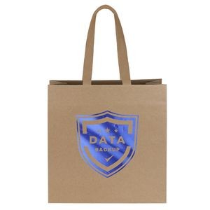 Tuscan - Eco Kraft Brown Laminated Eurotote Bag (Foil)