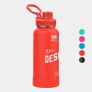 32 oz Takeya® Stainless Steel Insulated Sport Water Bottle w/ Spout Lid