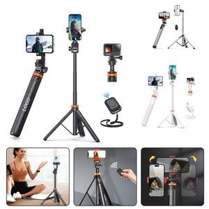 62 Inch 5 Accessories Cell Phone Tripod