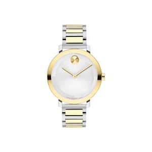 Movado Bold Evolution 2.0 Ladies' Two Tone Stainless Steel Watch w/Silver Dial