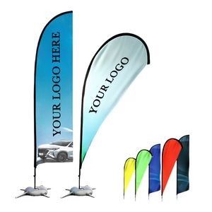 Feather Flag w/ Stand -Single Sided Graphic