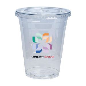16 Oz. Clear Plastic Cup with Lid