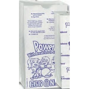 Number 8 White Grocery Bags (6 1/4"x3 13/16"x12 1/2")