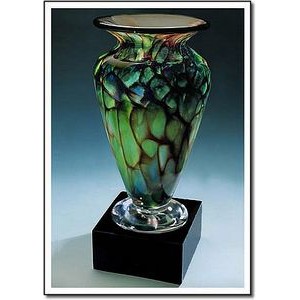 Jade Monarch Athena Vase w/ Marble Base (3.25"x7.5")