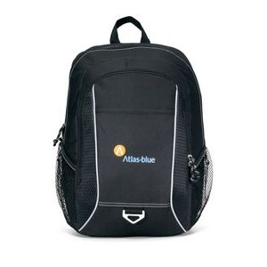 Atlas Laptop Backpack - Black