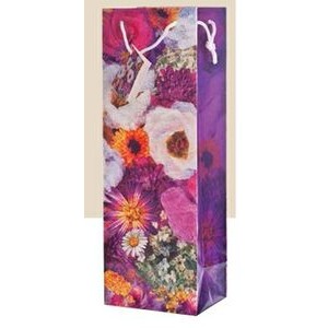 The Everyday Wine Bottle Gift Bag (Misty Flowers)