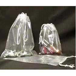 1.5 Mil Polypropylene Double Drawstring Bag (4"x6")