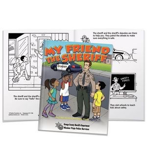 My Friend The Sheriff Educational Activities Book - Personalized