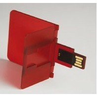 Credit Card Style 8 USB Flash Drive (512MB)
