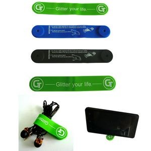 Multifunctional Magnetic Silicone clip Cable Tie Smartphone Stand