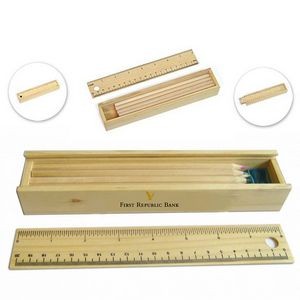 Luxury Wooden Pencil Set - 12 Pencils