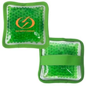 Square Green Hot/Cold Gel Pack w/Handle