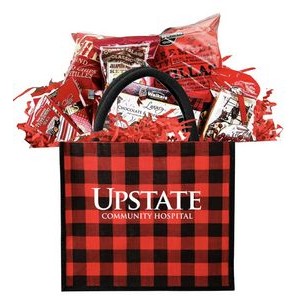 Holiday Plaid Gift Tote