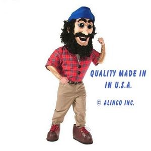 Landon Lumberjack w/Big Shoes Mascot Costume
